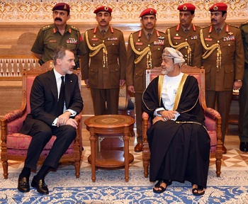 Seine Majestät der Sultan empfängt Seine Majestät König Felipe VI. von Spanien