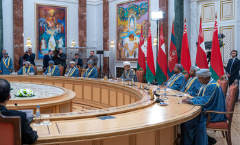 Visite de Sa Majesté le Sultan à la République de Biélorussie