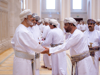La prière de l’Aïd al Adha à la mosquée Sultan Qaboos, à la wilaya de Nizwa, le 6/6/2025