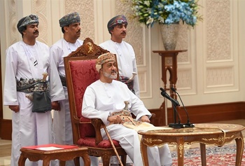 Sa Majesté le Sultan rencontre les cheikhs du gouvernorat de la Sharqiyah Nord