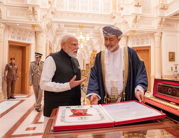 Seine Majestät der erhabene Sultan empfängt den Premierminister der Republik Indien – 18/12/2025