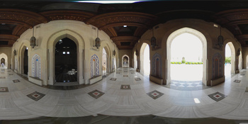 スルタン・カブース大モスクの360度写真