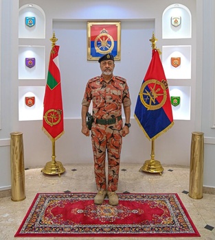 Visite de l’artillerie du Sultan d’Oman 