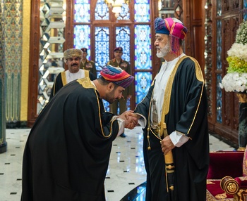 HM The Sultan Offers Eid Al-Fitr Prayers at Al Khor Mosque in Muscat