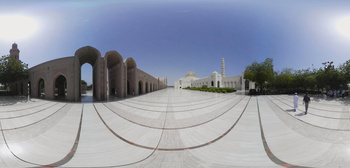 苏丹卡布斯大清真寺360°全景图片