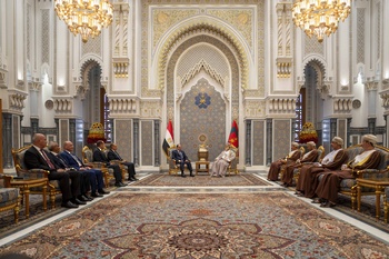2026年5月7日、スルタン陛下がエジプト・アラブ共和国大統領を接見された。