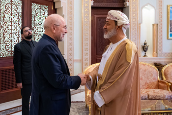 Su Majestad el Sultán recibe al presidente de la Asamblea Consultiva Islámica de Irán — 23/06/2026