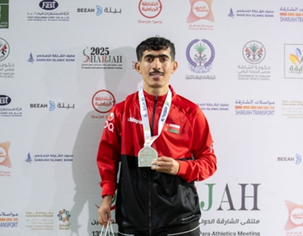 Dos medallas de plata para el Sultanato de Omán en el Meeting Internacional de Para-Atletismo de Sharjah